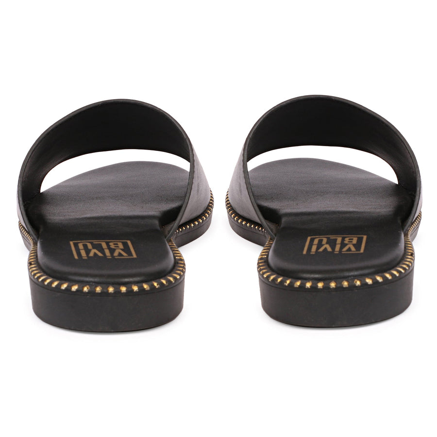 Vivi Blu Kalina Flats Footwear Black 
