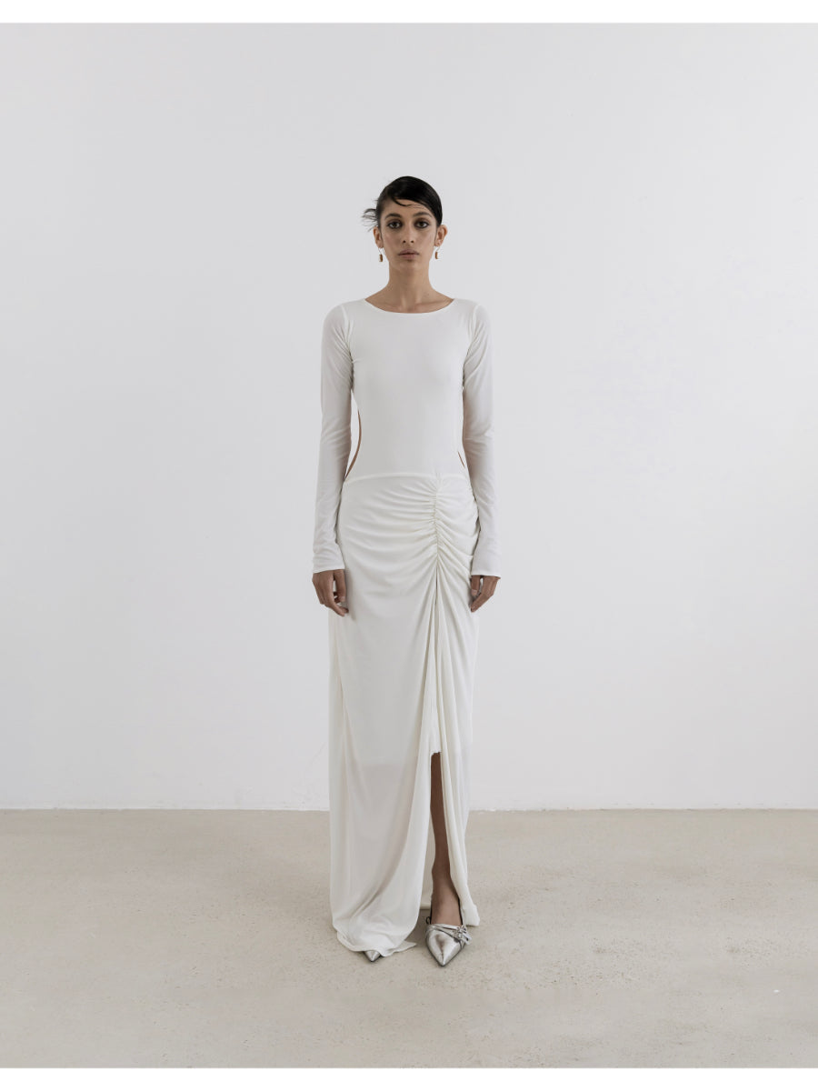 The Chemise White Maxi Dress Fınal Item - Porterist 2