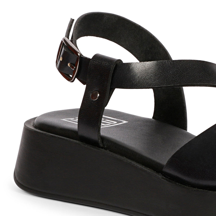 Vivi Blu Nasrin Wedges Footwear Black 