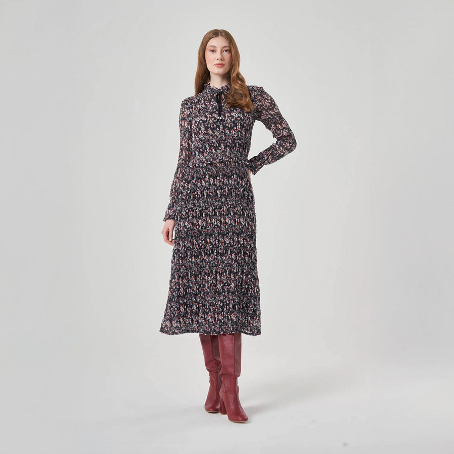 Mizalle Midi Dress Mix Apparel Mix