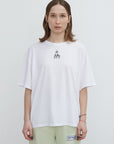 White Oversized Basic T-shirt | Porterist