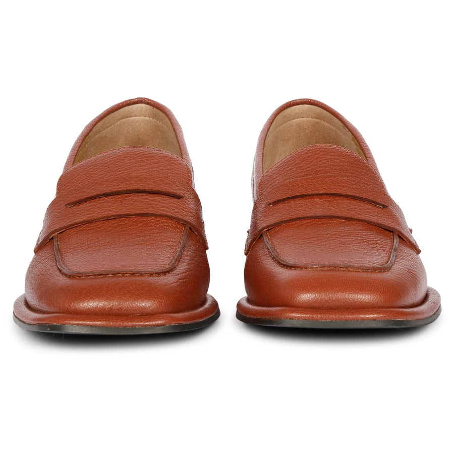 Saint G Carla Flat Loafers Cuoio 