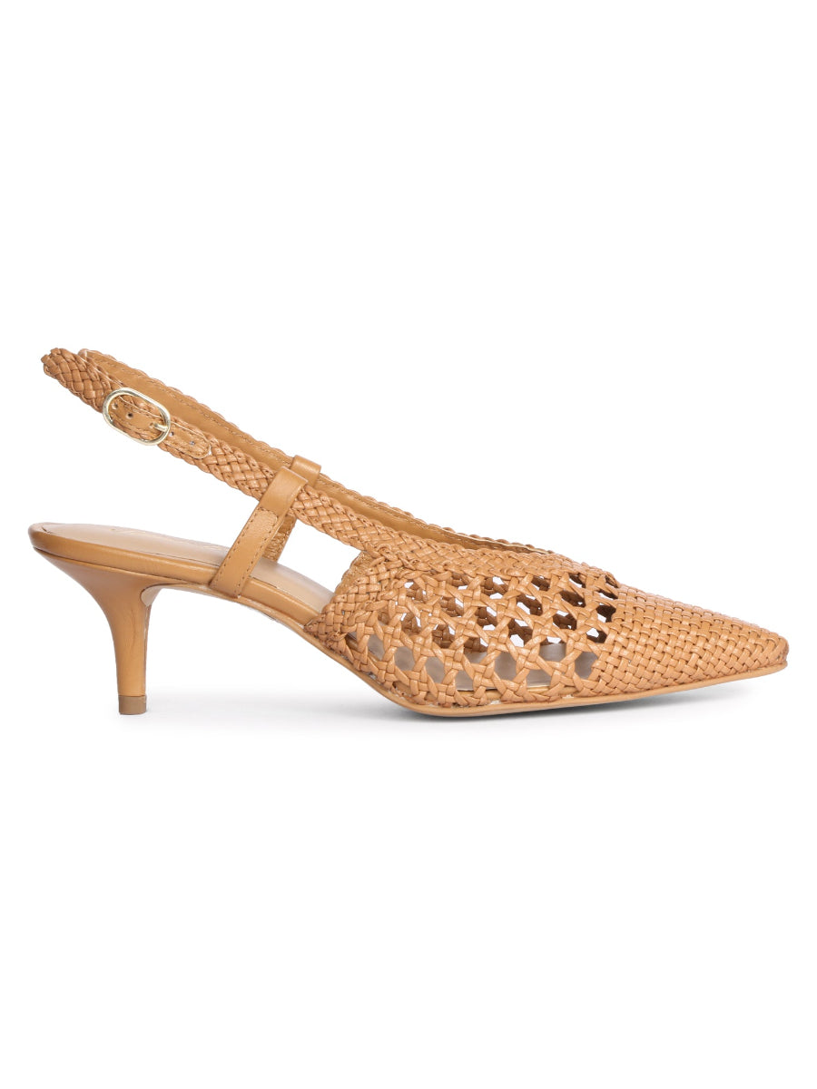 Beige Abril - Heel Sandals