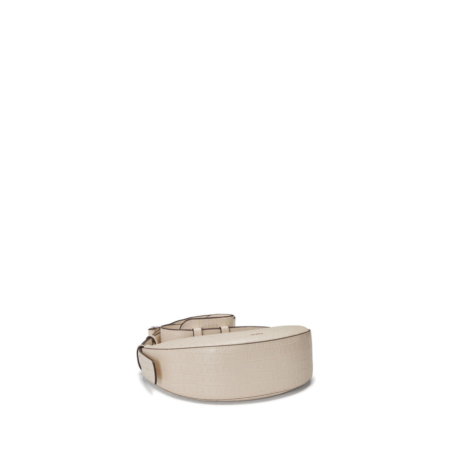 Oryany Rookie Croco Crossbody Medium Handbags Cream 