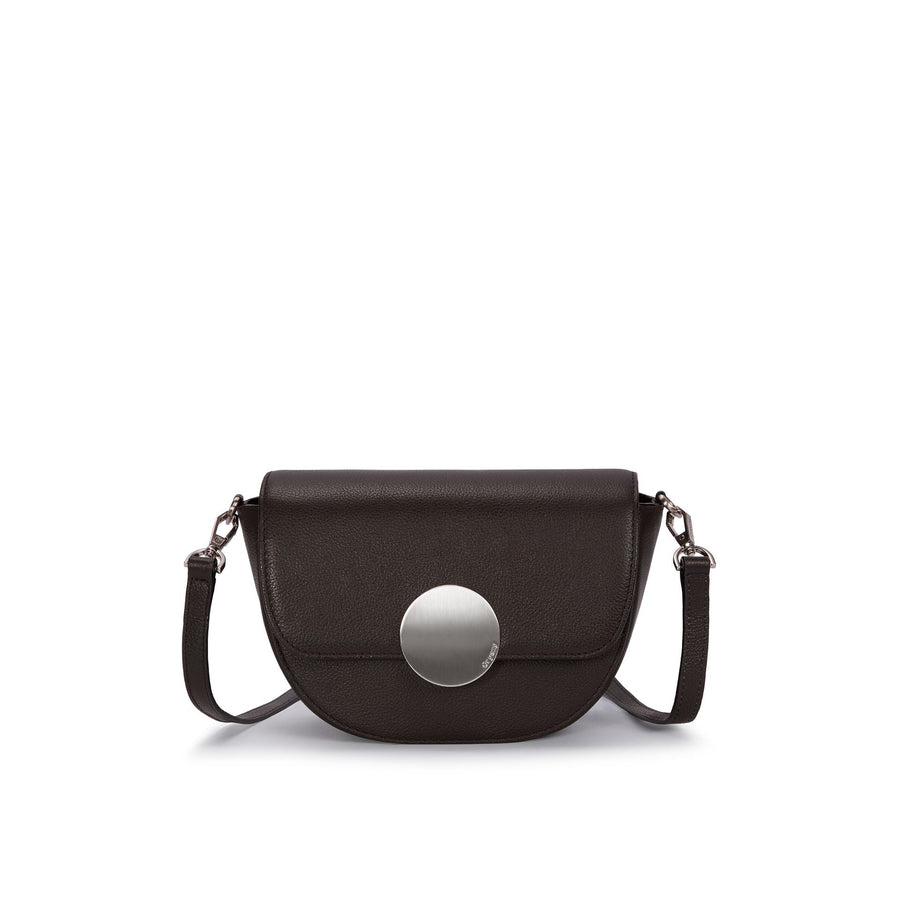 Oryany Lottie Saddle Crossbody Small Handbags Dark Chocolate 