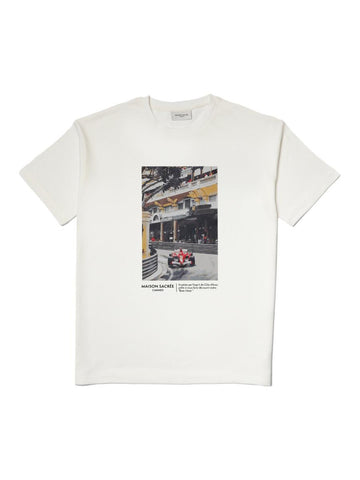 Larvotto Beige Printed T - shirt | Porterist