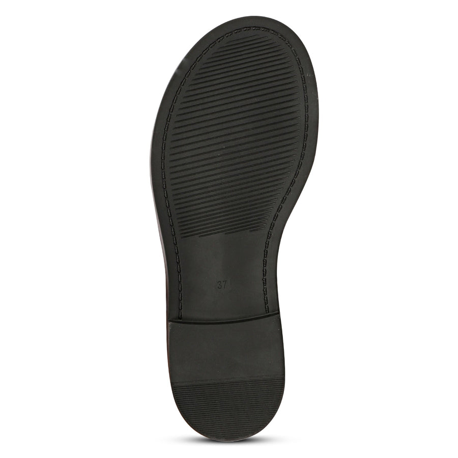 Vivi Blu Amber Flats Footwear Black 