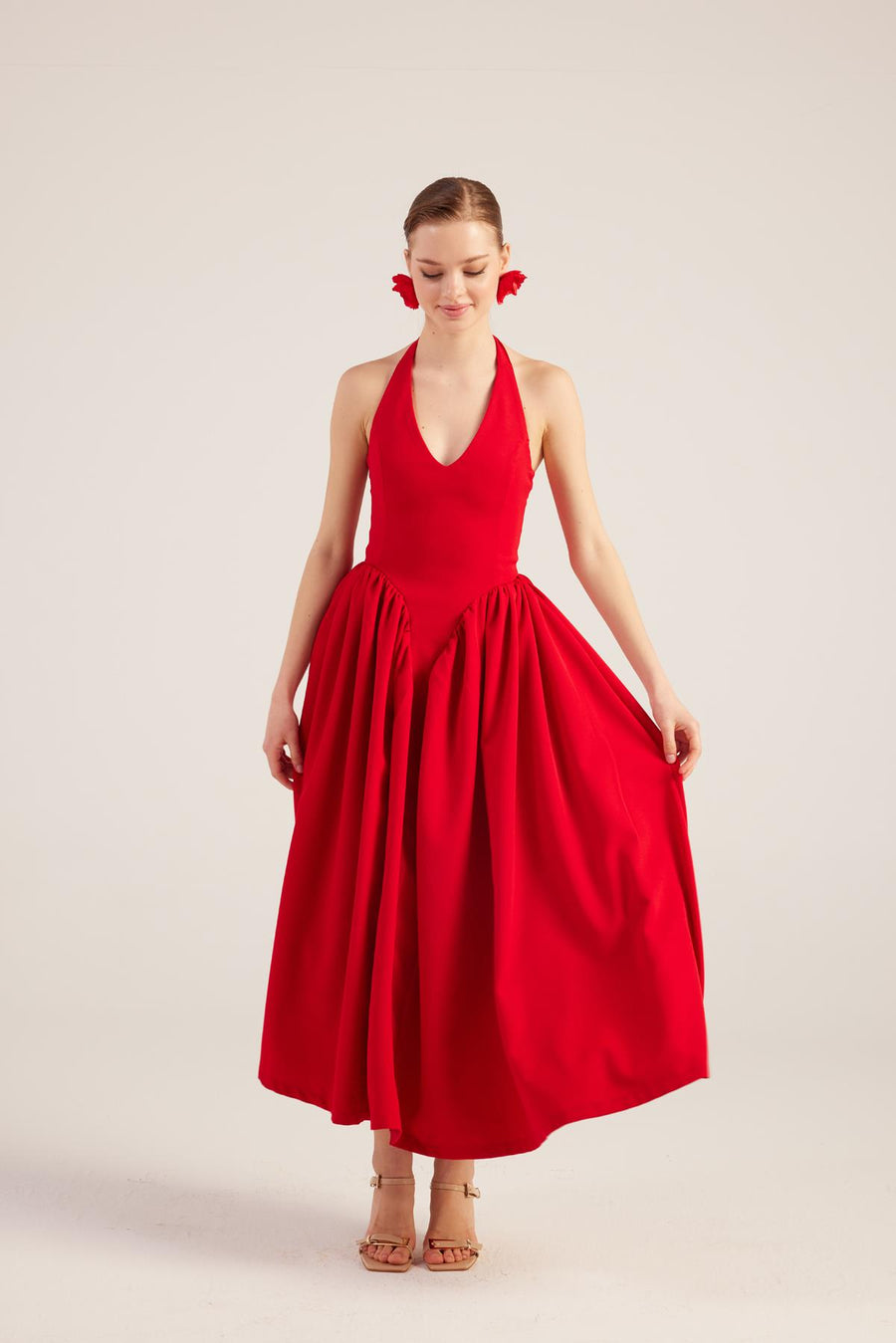 Ophelia Dress Red - Porterist 4