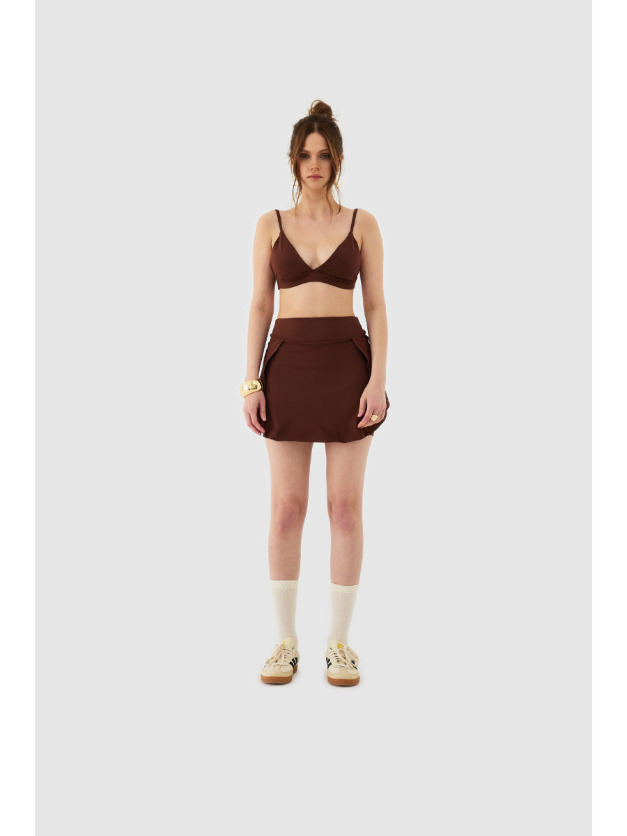 Cocoa Tennis Skirt   - Porterist 1