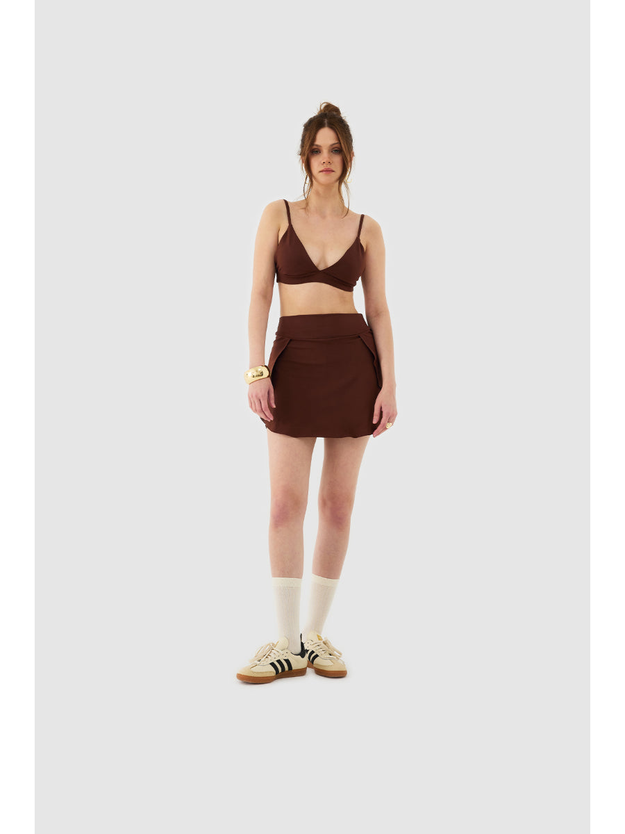 Cocoa Tennis Skirt   - Porterist 2