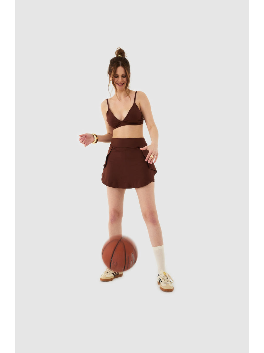 Cocoa Tennis Skirt   - Porterist 3