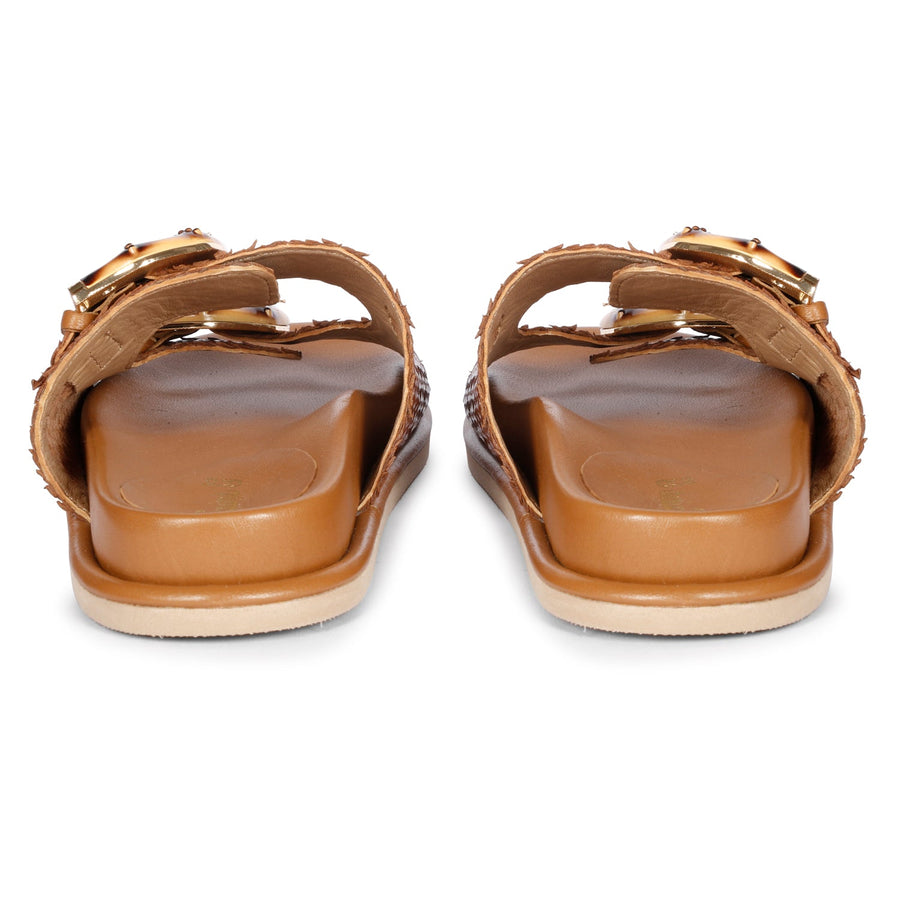 Saint G Venice Flat Sandals Footwear Cuoio 