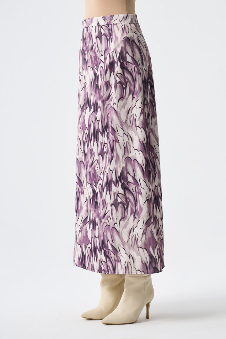 Mizalle Ellipse Pattern Satin Skirt Apparel Patterned