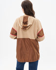 Garnished Gathering Detail Sweatshirt Milk Brown