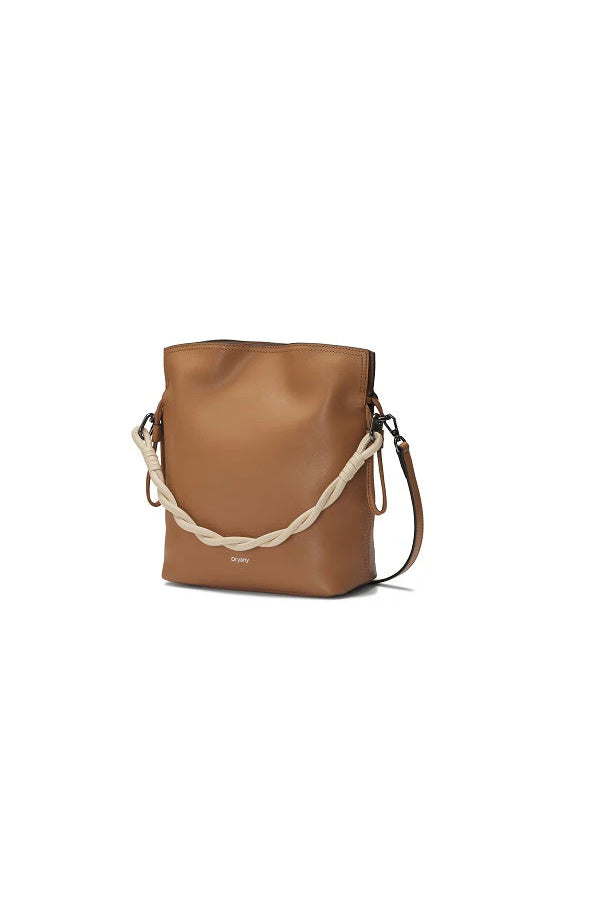 Oryany - Madeleine Bucket Medium Crossbody Handbags - Sand Brown