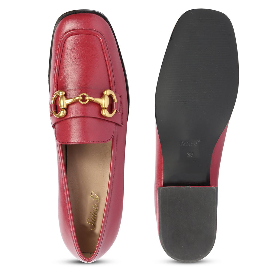 Saint G Abelia Loafers Cherry 