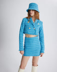 Tweed Skirt Blue  - Porterist 4