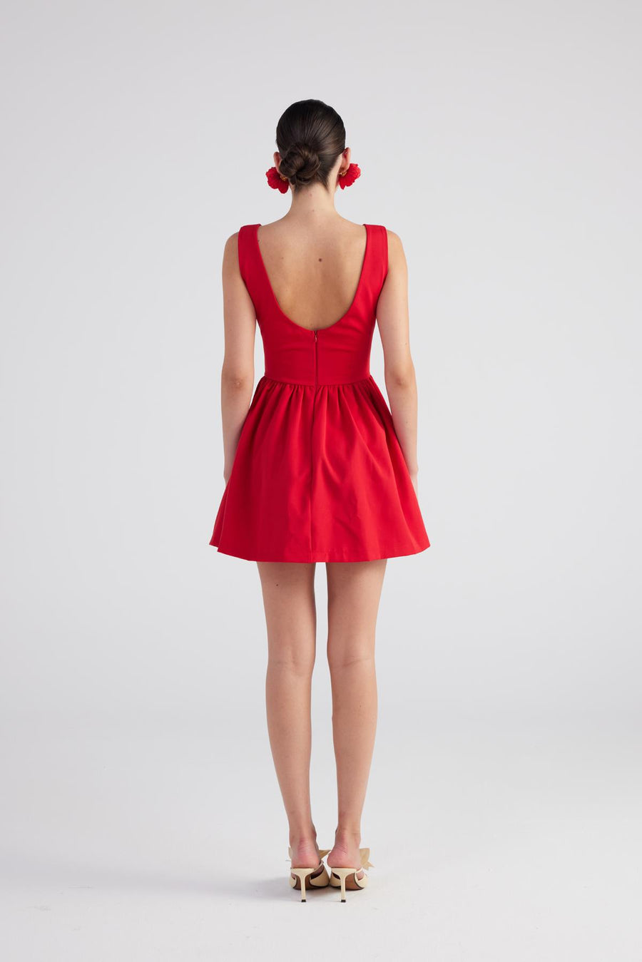 Holly Lolly Alena Dress Red  - Porterist 5