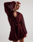 Vanesa Dress Burgundy