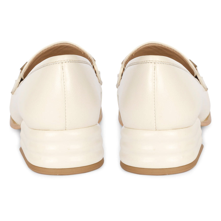 Saint G Jenah Flat Loafers Off White 