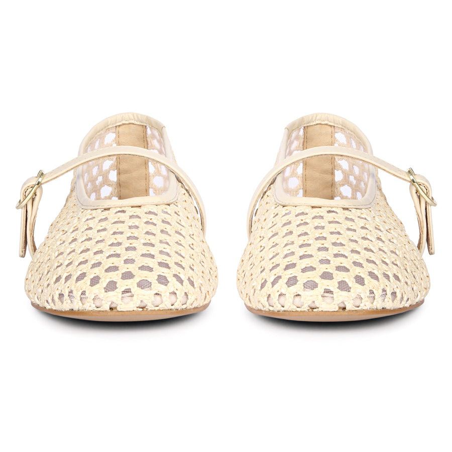 Future Brands Group Beige Dia Ballerina  - Porterist 5