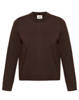 Tanya - Brown Round Neck Sweater - Porterist 2