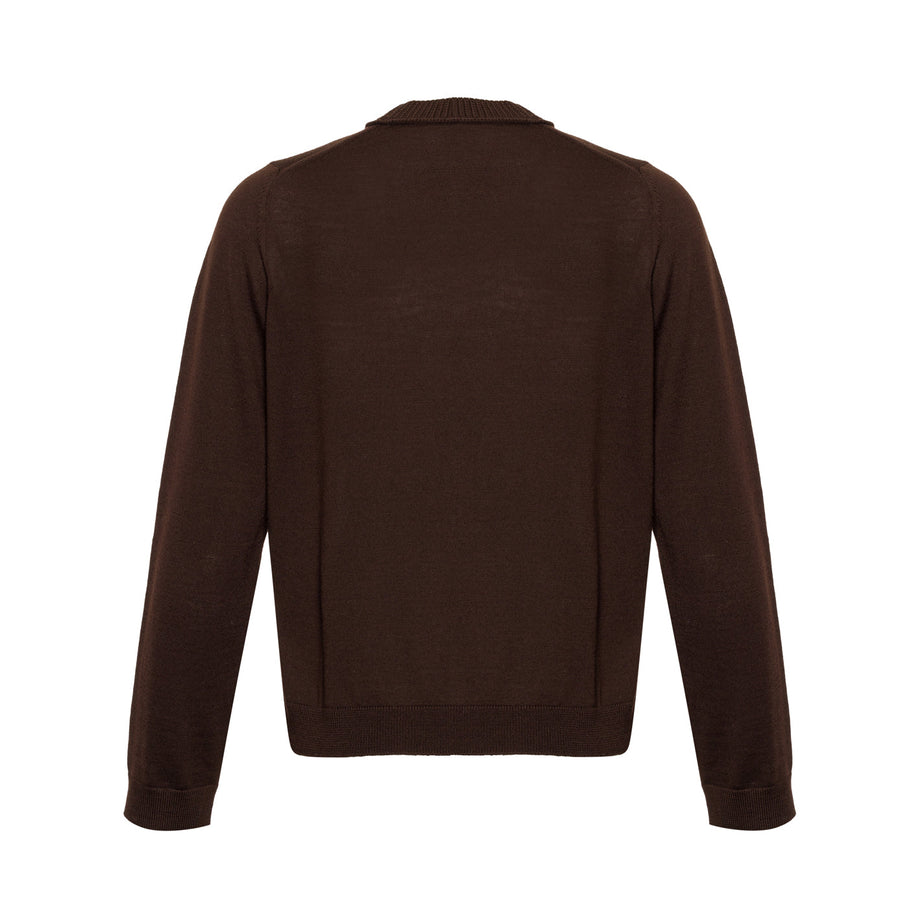 Tanya - Brown Round Neck Sweater - Porterist 5