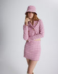 Tweed Skirt Pink  - Porterist 7