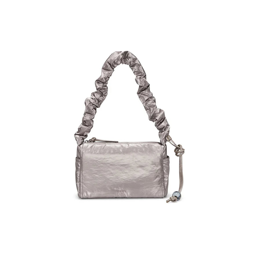 Oryany Scrunch Shoulder Handbags Pewter 