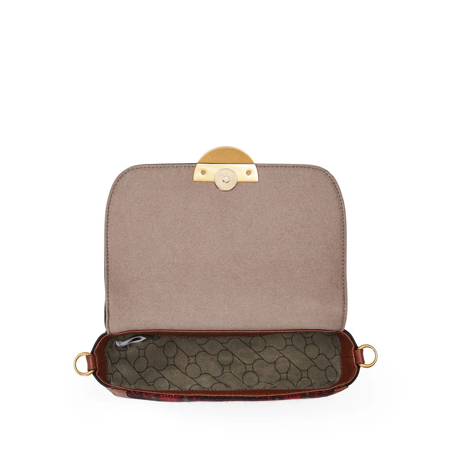 Oryany Lottie Check Crossbody Small Handbags Toffee Tan 