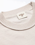 Tanya - Ecru Round Neck Sweater - Porterist 3