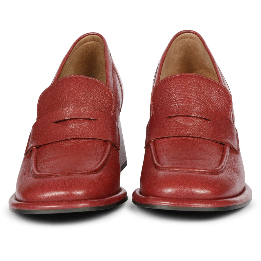 Saint G Viviana Heel Loafers Bordo 