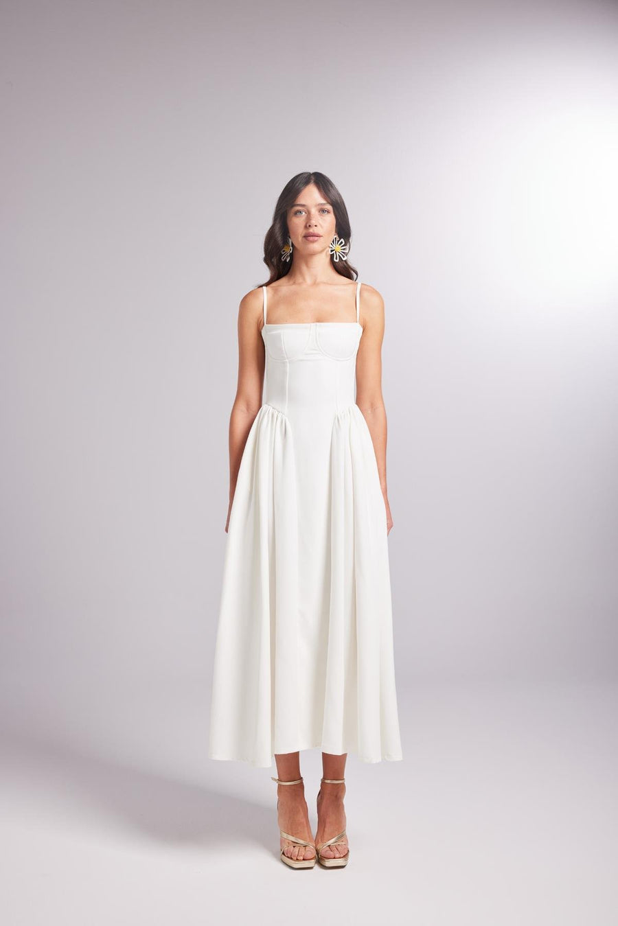 Bridged Dress White Porterist - 1