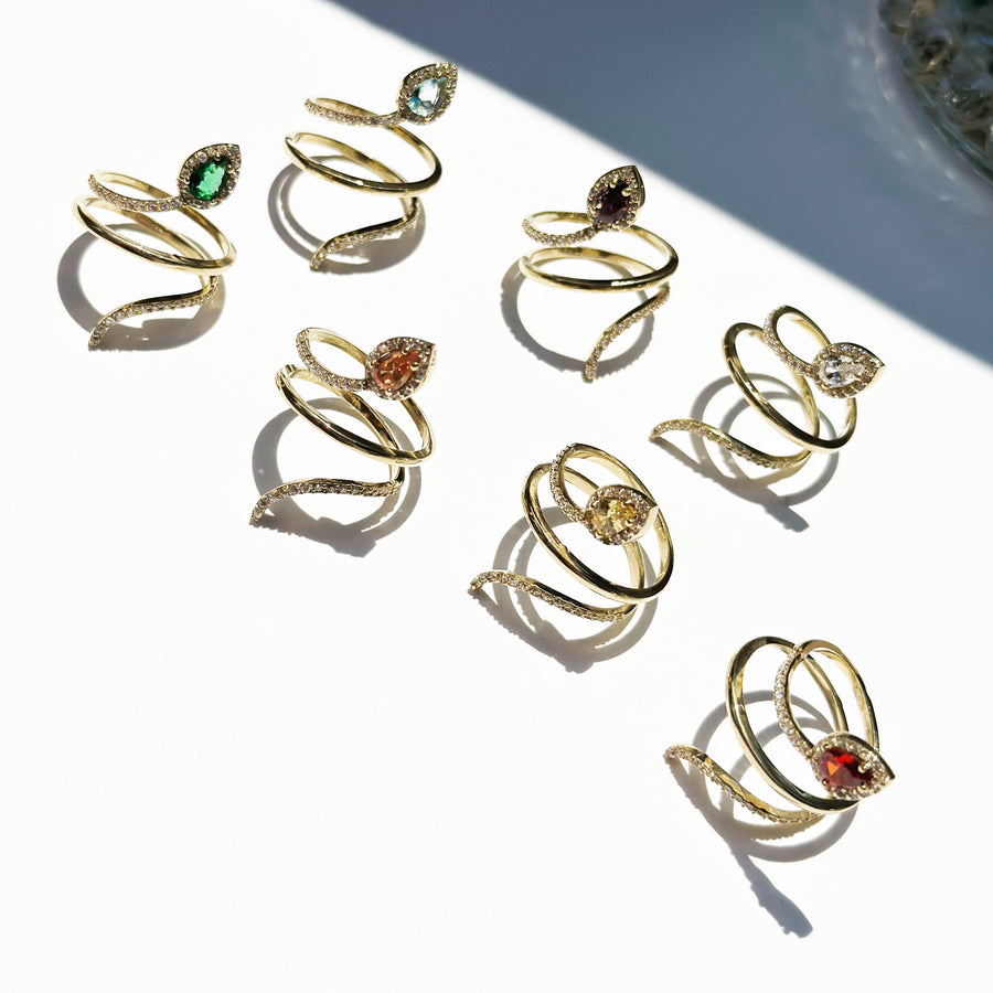 Spiral Form Color Ring | Porterist