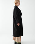 Black Shawl Collar Trench Coat | Porterist