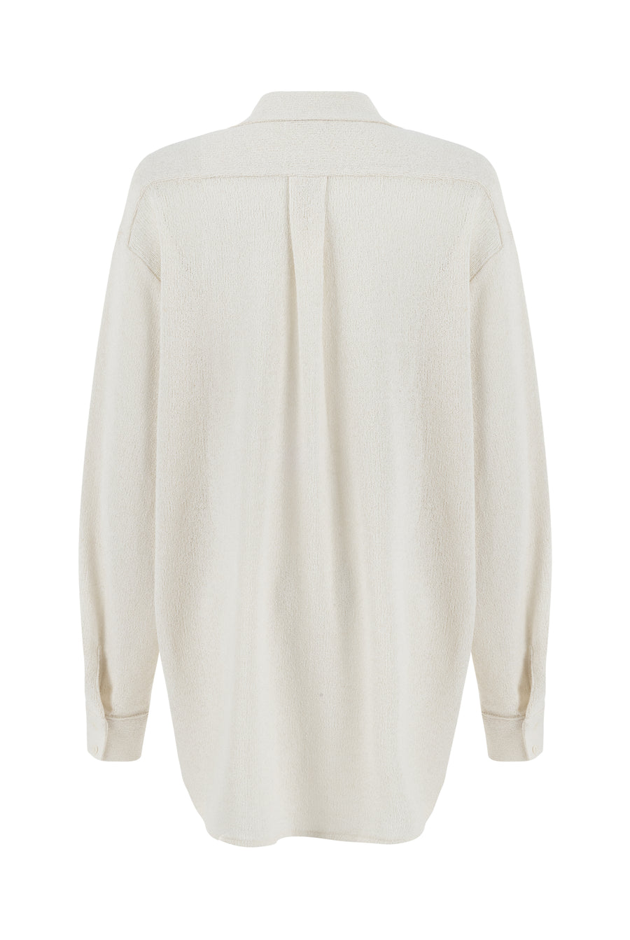 Cream Knit Shirt | Porterist