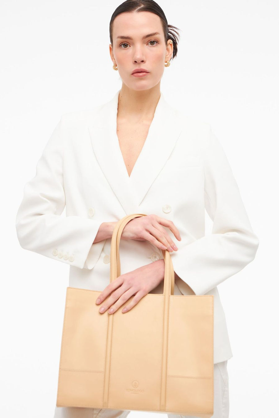 Beige T - line Tote Bag | Porterist