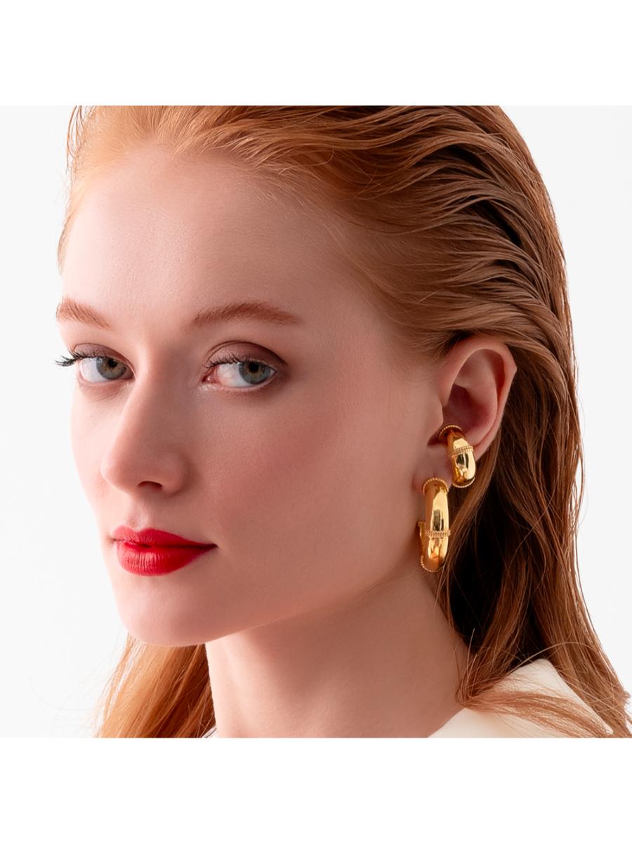 Big Roma Earring Gold | Porterist