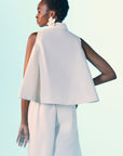 Bloom Sleeveless Cream Top