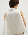 Bloom Sleeveless Cream Top