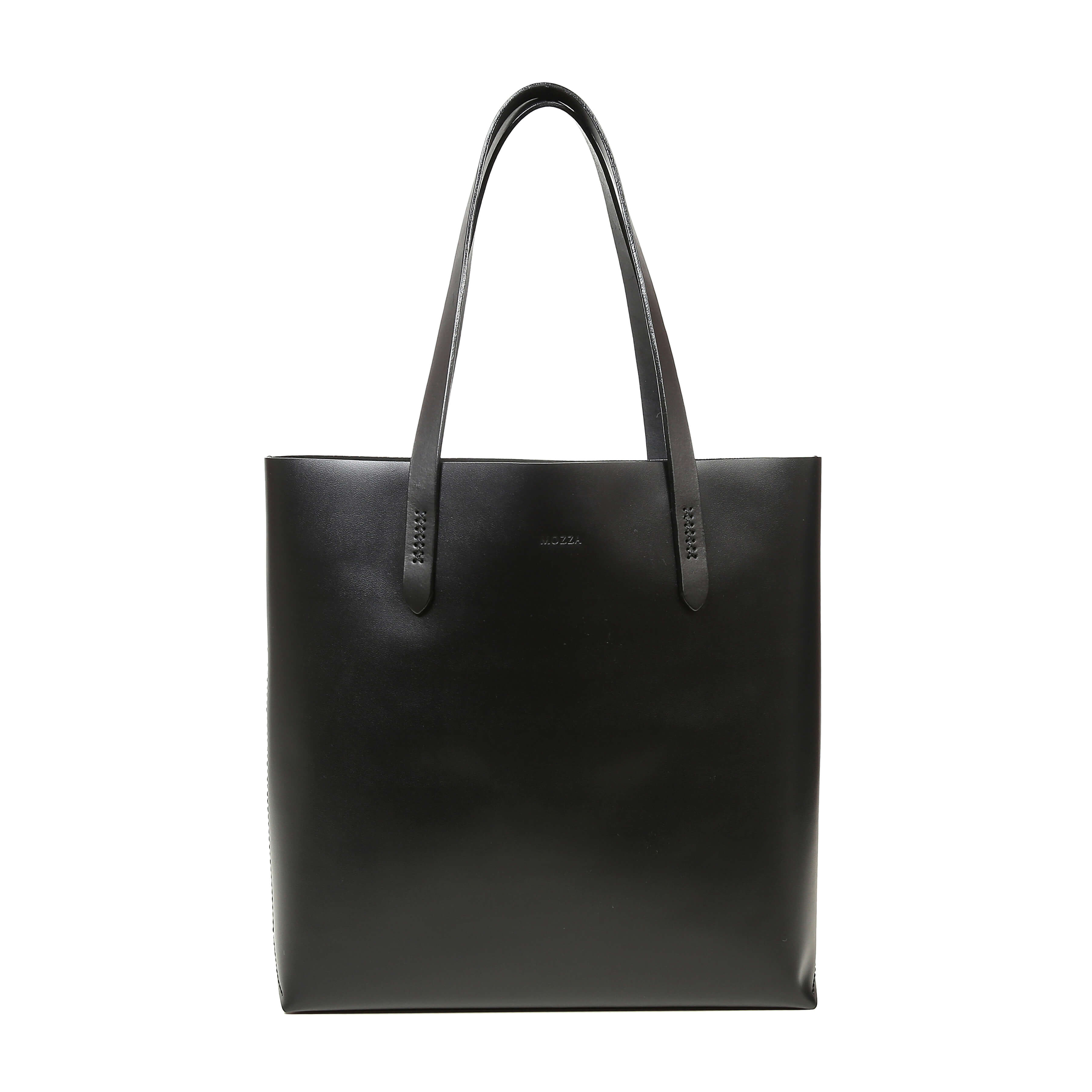 Bold Black Leather Shoulder Bag – Porterist