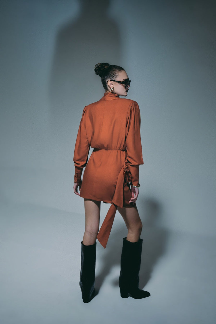 Elle Orange Mini Dress Fınal Item - Porterist 4