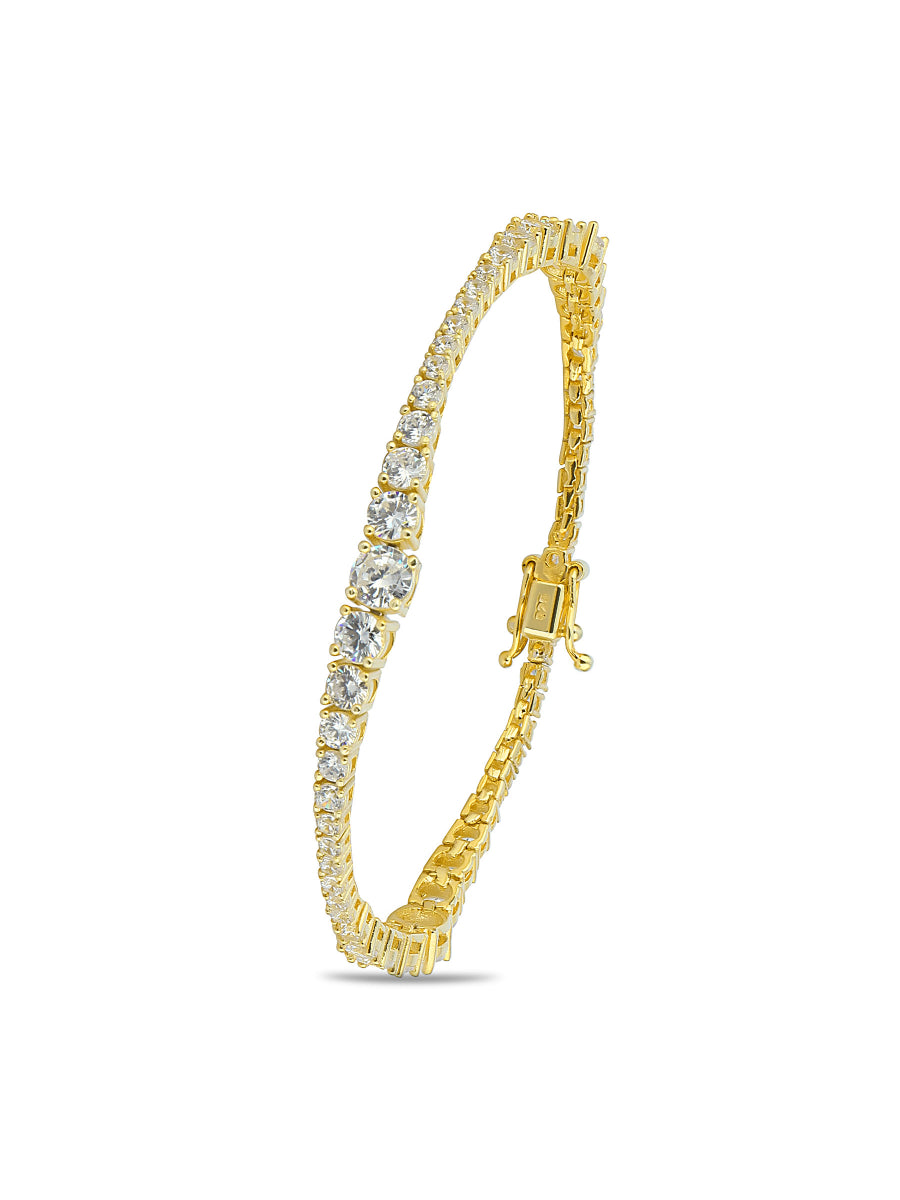 Classic Gold Zircon Bracelet | Porterist