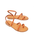 Multicolored Salt Genuine Leather Sandals | Porterist