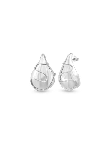 Common Earring Silver | Porterist