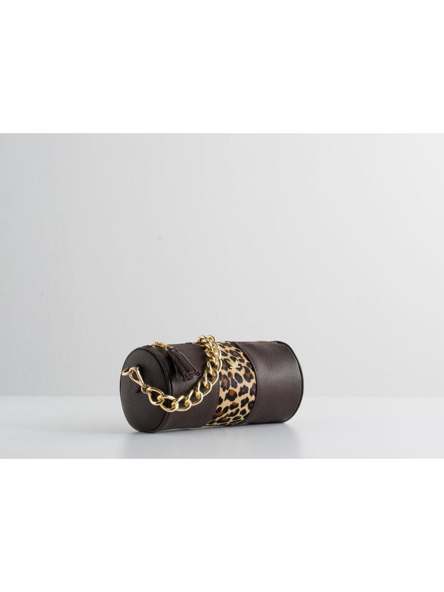 Cylinder Bag - Brown Leopar | Porterist