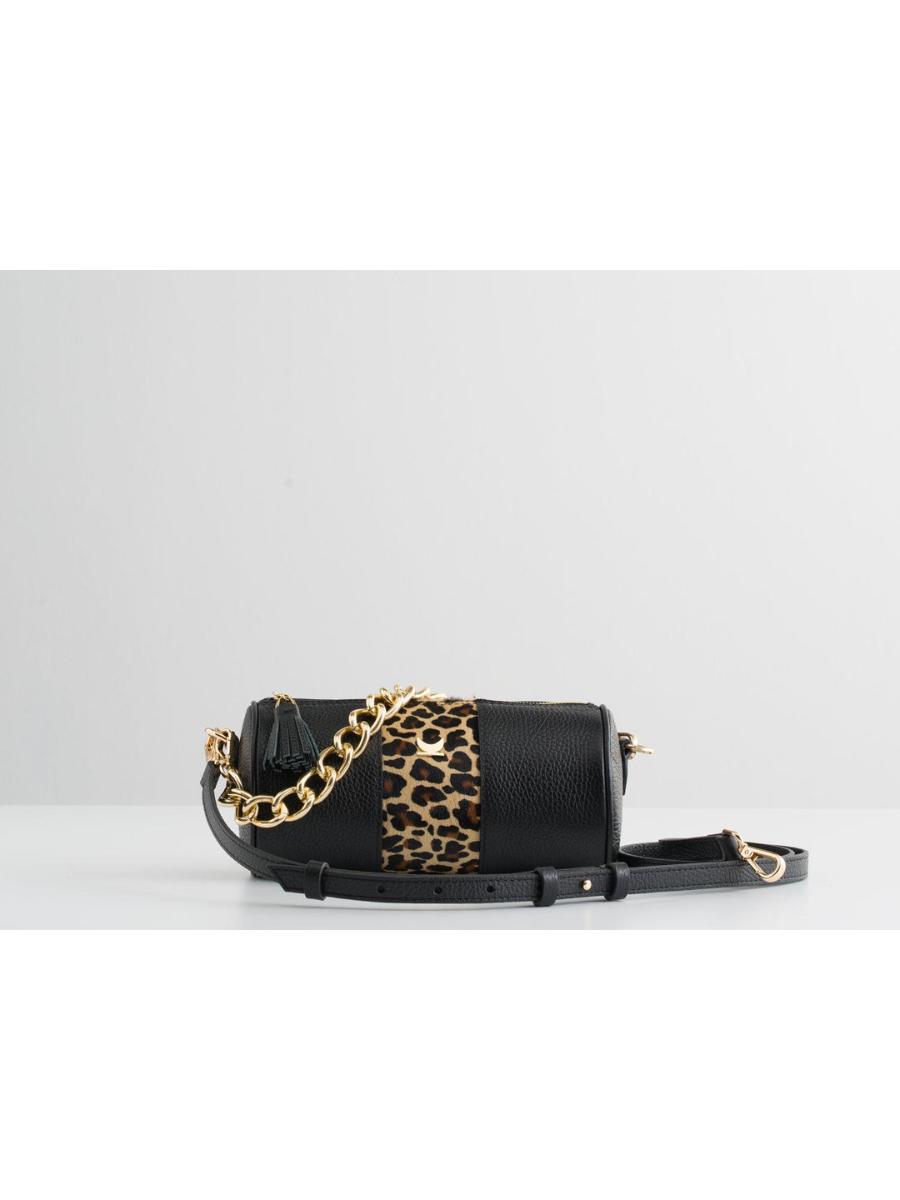 Cylinder Bag - Black Leopar | Porterist