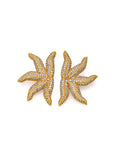 Gold Starfish Earrings | Porterist