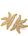 Gold Starfish Earrings | Porterist