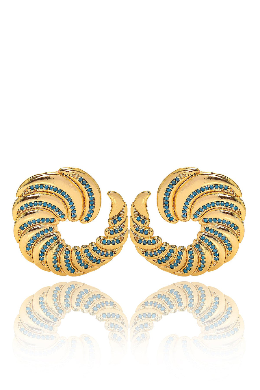 Turquoise Snail Earrings | Porterist